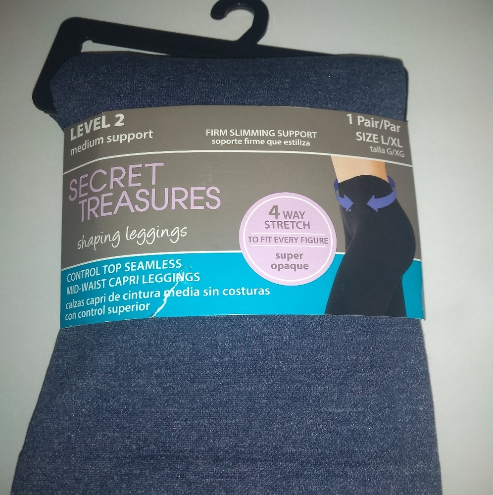 Secret Treasures Shaping Leggings Mid-Waist Capri